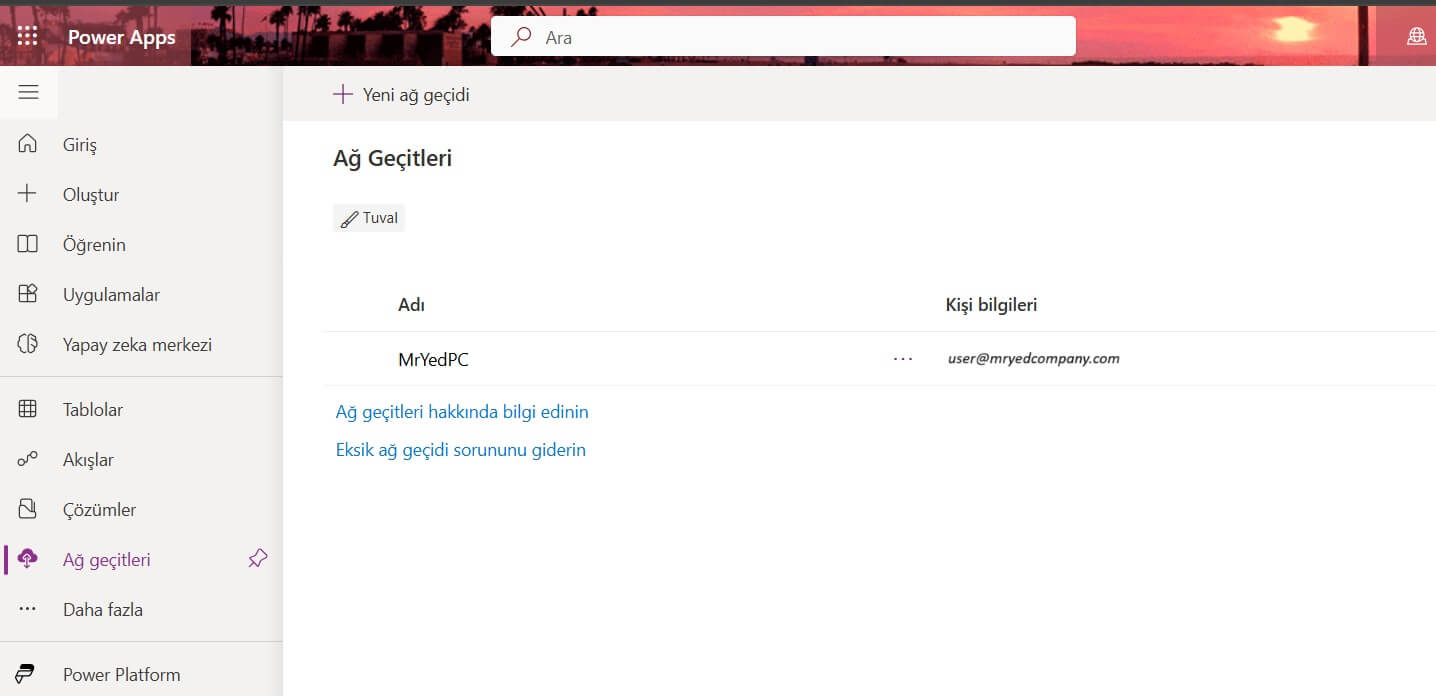 PowerApps SQL Server Entegrasyonu - Yunus Emre